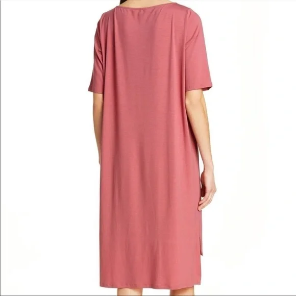 Eileen Fisher | Chutney Jersey Ballet Tencel Dress - Picture 3 of 11